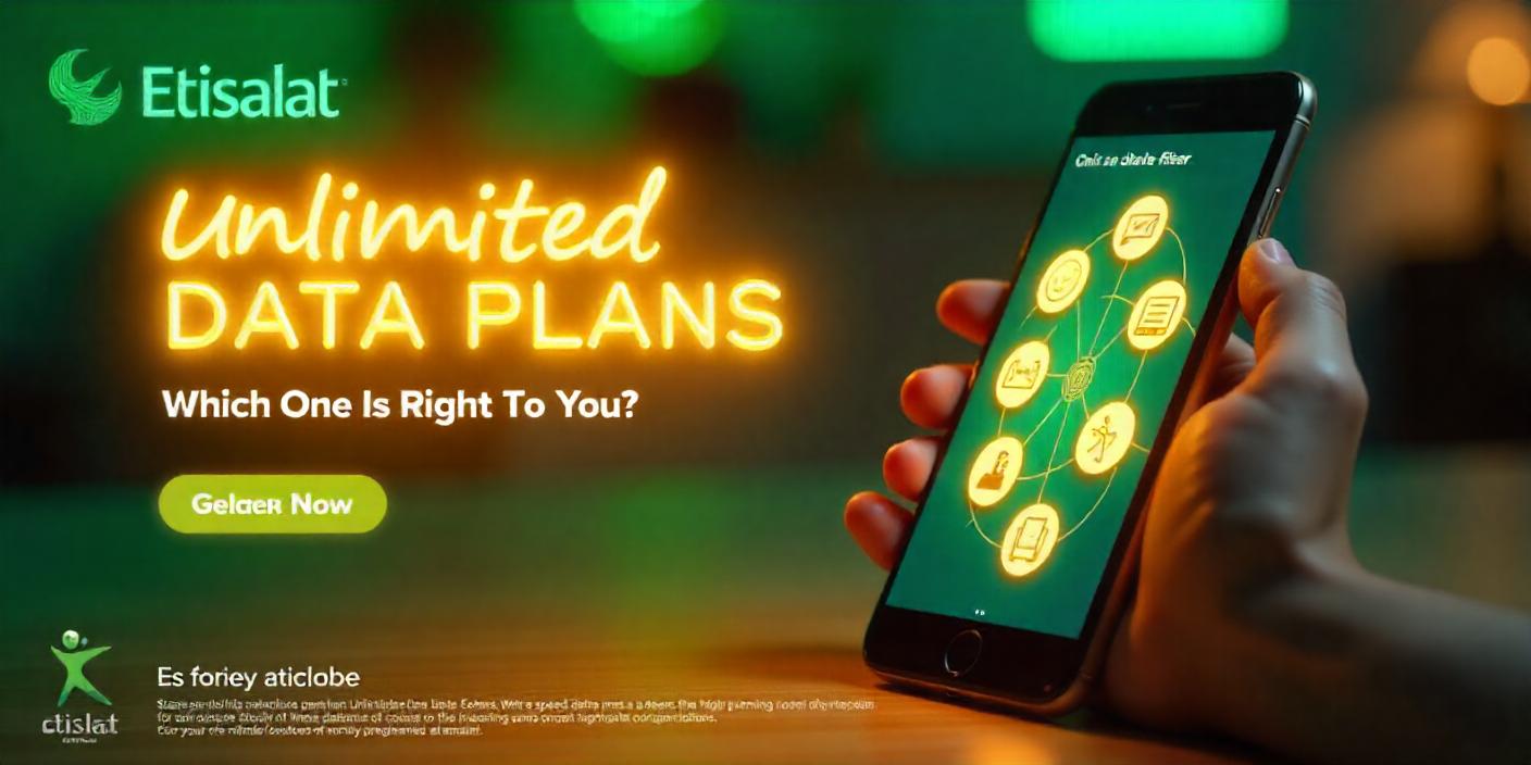 Unlimited Data Plans by Etisalat